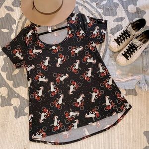 LuLaRoe Classic T size medium Rainbow Unicorn